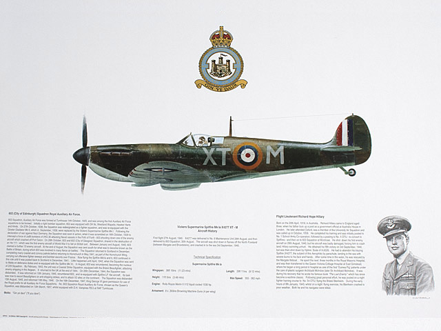 Spitfire of 603 Squadron Print