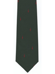 45 Commando Royal Marines Red Dagger Logo tie