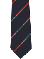 merchant navy polyester striped tie