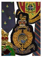 Royal Marines and Marine Commando badges and ties